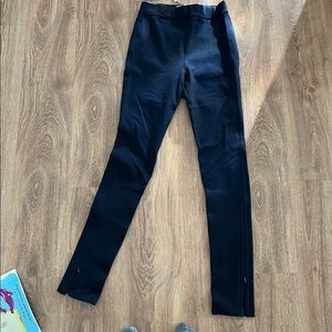 something navy high waisted leggings